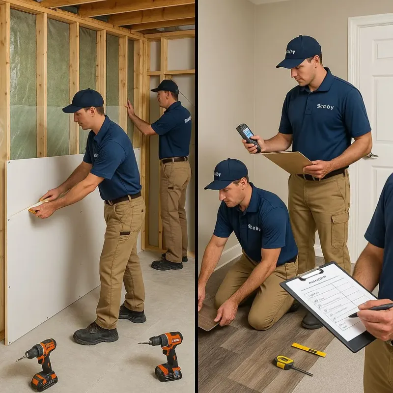 Repairs and Reconstruction process in Covedale, OH